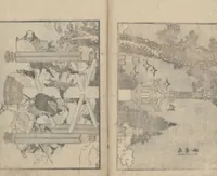 An illustration from Transmitting the Spirit, Revealing the Form of Things, Volume 11 (Denshin kaishu: Hokusai manga, jūichihen 傳神開手 北斎漫画十一編)