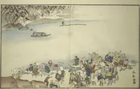 An illustration from Early to Dawn (Akeyasuki あけやすき) (1832)