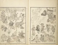 An illustration from Picture Album of the Floating World (Ukiyo efu 浮世画譜) : [volume 1] (1820)