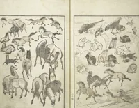 An illustration from Picture Album of the Floating World (Ukiyo efu 浮世画譜) : [volume 2] (1820)