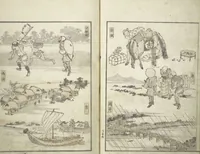 An illustration from Picture Album of the Floating World (Ukiyo efu 浮世画譜) : [volume 2] (1820)