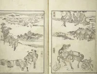 An illustration from Picture Album of the Floating World (Ukiyo efu 浮世画譜) : [volume 2] (1820)
