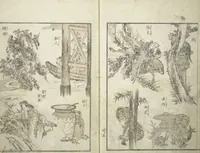 An illustration from Picture Album of the Floating World (Ukiyo efu 浮世画譜) : [volume 2] (1820)