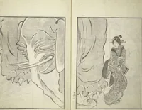 An illustration from Picture Album of the Floating World (Ukiyo efu 浮世画譜) : [volume 3] (1820)