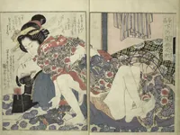 An illustration from A Modern Day "Clear Mirror" (Masukagami 万寿嘉々見) : [volume 2] (1822)