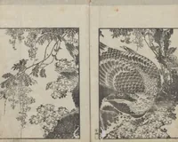 An illustration from Examples of Hokusai's Drawing (Hokusai gashiki 北斎画式) (1818)