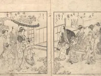 An illustration from Picture Book of Amusements of the Eastern Capital (Ehon Azuma asobi 絵本吾妻遊) (1790)