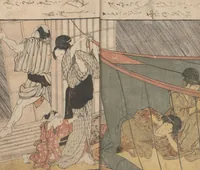 An illustration from Picture Book of Flowers of the Four Seasons (Ehon shiki no hana) : [volume 1] (1801)
