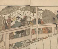 An illustration from Picture Book of Flowers of the Four Seasons (Ehon shiki no hana) : [volume 1] (1801)