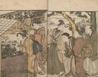 An illustration from Picture Book of Flowers of the Four Seasons (Ehon shiki no hana) : [volume 2] (1801)
