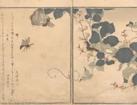 Picture 1 of 2 from Picture Book of Crawling Creatures (The Insect Book) (Ehon mushi erami) (1823), leaf 4