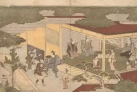 Picture 4 of 4 from Picture Book with Playful Poems for the Young God Ebisu (Ehon waka Ebisu) (1792), leaf 11