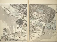An illustration from A Thicket of Pictures Without Shapes (Fukei gasō) (1817)