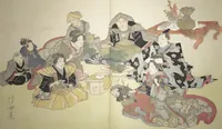 An illustration from Album of the New Year (Aratama jō 新玉帖)