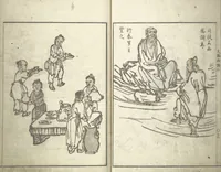 An illustration from Bunpō Picture Album (Bunpō gafu 文鳳画譜), First Series : [volume 1] (1813)