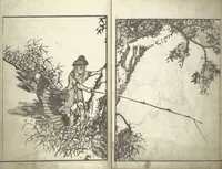 An illustration from Bunpō Picture Album (Bunpō gafu 文鳳画譜), First Series : [volume 2] (1807)