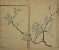An illustration from Kinpaen (Bunpō) Picture Album (Kinpaen gafu 金波園画譜) (1820)