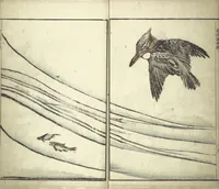 An illustration from Kinpaen (Bunpō) Picture Album (Kinpaen gafu 金波園画譜) (1820)