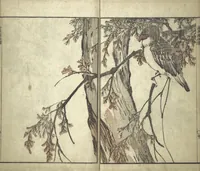 An illustration from Kinpaen (Bunpō) Picture Album (Kinpaen gafu 金波園画譜) (1820)