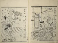 An illustration from Picture Book of Gold Brocades (Ehon kokinran 絵本古錦蘭) : [volume 3] (1763)
