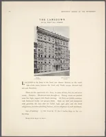 Picture 175 of 289 from Apartment houses of the metropolis (1908), leaf 180