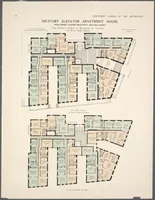 Picture 90 of 289 from Apartment houses of the metropolis (1908), leaf 92