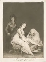 Picture 31 of 77 from Los caprichos (1799), leaf 33