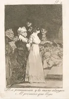 Picture 2 of 77 from Los caprichos (1799), leaf 4