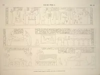 Picture 101 of 510 from Monuments de l'Égypte et de la Nubie, d'après les dessins exécutés sur les lieux sous la direction de Champollion-le-jeune, et les descriptions autographes qu'il en a rédigées; pub. sous les auspices de M. Guizot et de M. Thiers ... par une commission spéciale. Planches (1835), leaf 101