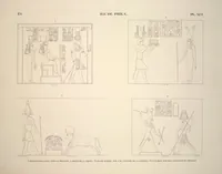 Picture 102 of 510 from Monuments de l'Égypte et de la Nubie, d'après les dessins exécutés sur les lieux sous la direction de Champollion-le-jeune, et les descriptions autographes qu'il en a rédigées; pub. sous les auspices de M. Guizot et de M. Thiers ... par une commission spéciale. Planches (1835), leaf 102