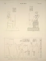 Picture 103 of 510 from Monuments de l'Égypte et de la Nubie, d'après les dessins exécutés sur les lieux sous la direction de Champollion-le-jeune, et les descriptions autographes qu'il en a rédigées; pub. sous les auspices de M. Guizot et de M. Thiers ... par une commission spéciale. Planches (1835), leaf 103