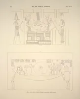 Picture 109 of 510 from Monuments de l'Égypte et de la Nubie, d'après les dessins exécutés sur les lieux sous la direction de Champollion-le-jeune, et les descriptions autographes qu'il en a rédigées; pub. sous les auspices de M. Guizot et de M. Thiers ... par une commission spéciale. Planches (1835), leaf 109