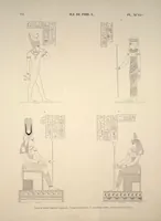 Picture 110 of 510 from Monuments de l'Égypte et de la Nubie, d'après les dessins exécutés sur les lieux sous la direction de Champollion-le-jeune, et les descriptions autographes qu'il en a rédigées; pub. sous les auspices de M. Guizot et de M. Thiers ... par une commission spéciale. Planches (1835), leaf 110