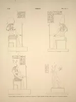 Picture 117 of 510 from Monuments de l'Égypte et de la Nubie, d'après les dessins exécutés sur les lieux sous la direction de Champollion-le-jeune, et les descriptions autographes qu'il en a rédigées; pub. sous les auspices de M. Guizot et de M. Thiers ... par une commission spéciale. Planches (1835), leaf 117
