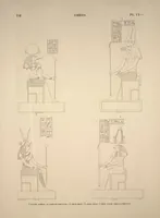 Picture 118 of 510 from Monuments de l'Égypte et de la Nubie, d'après les dessins exécutés sur les lieux sous la direction de Champollion-le-jeune, et les descriptions autographes qu'il en a rédigées; pub. sous les auspices de M. Guizot et de M. Thiers ... par une commission spéciale. Planches (1835), leaf 118