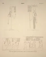 Picture 119 of 510 from Monuments de l'Égypte et de la Nubie, d'après les dessins exécutés sur les lieux sous la direction de Champollion-le-jeune, et les descriptions autographes qu'il en a rédigées; pub. sous les auspices de M. Guizot et de M. Thiers ... par une commission spéciale. Planches (1835), leaf 119