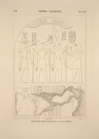 Picture 124 of 510 from Monuments de l'Égypte et de la Nubie, d'après les dessins exécutés sur les lieux sous la direction de Champollion-le-jeune, et les descriptions autographes qu'il en a rédigées; pub. sous les auspices de M. Guizot et de M. Thiers ... par une commission spéciale. Planches (1835), leaf 124