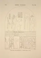 Picture 125 of 510 from Monuments de l'Égypte et de la Nubie, d'après les dessins exécutés sur les lieux sous la direction de Champollion-le-jeune, et les descriptions autographes qu'il en a rédigées; pub. sous les auspices de M. Guizot et de M. Thiers ... par une commission spéciale. Planches (1835), leaf 125