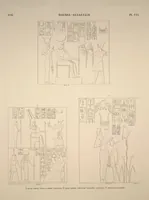 Picture 127 of 510 from Monuments de l'Égypte et de la Nubie, d'après les dessins exécutés sur les lieux sous la direction de Champollion-le-jeune, et les descriptions autographes qu'il en a rédigées; pub. sous les auspices de M. Guizot et de M. Thiers ... par une commission spéciale. Planches (1835), leaf 127