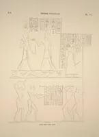 Picture 128 of 510 from Monuments de l'Égypte et de la Nubie, d'après les dessins exécutés sur les lieux sous la direction de Champollion-le-jeune, et les descriptions autographes qu'il en a rédigées; pub. sous les auspices de M. Guizot et de M. Thiers ... par une commission spéciale. Planches (1835), leaf 128