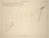 Picture 131 of 510 from Monuments de l'Égypte et de la Nubie, d'après les dessins exécutés sur les lieux sous la direction de Champollion-le-jeune, et les descriptions autographes qu'il en a rédigées; pub. sous les auspices de M. Guizot et de M. Thiers ... par une commission spéciale. Planches (1835), leaf 131