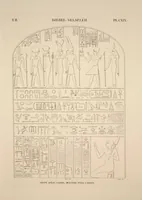 Picture 137 of 510 from Monuments de l'Égypte et de la Nubie, d'après les dessins exécutés sur les lieux sous la direction de Champollion-le-jeune, et les descriptions autographes qu'il en a rédigées; pub. sous les auspices de M. Guizot et de M. Thiers ... par une commission spéciale. Planches (1835), leaf 137