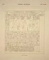 Picture 142 of 510 from Monuments de l'Égypte et de la Nubie, d'après les dessins exécutés sur les lieux sous la direction de Champollion-le-jeune, et les descriptions autographes qu'il en a rédigées; pub. sous les auspices de M. Guizot et de M. Thiers ... par une commission spéciale. Planches (1835), leaf 142