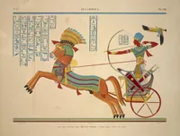 Picture 15 of 510 from Monuments de l'Égypte et de la Nubie, d'après les dessins exécutés sur les lieux sous la direction de Champollion-le-jeune, et les descriptions autographes qu'il en a rédigées; pub. sous les auspices de M. Guizot et de M. Thiers ... par une commission spéciale. Planches (1835), leaf 15