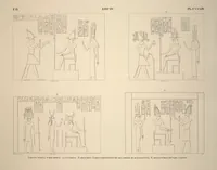 Picture 153 of 510 from Monuments de l'Égypte et de la Nubie, d'après les dessins exécutés sur les lieux sous la direction de Champollion-le-jeune, et les descriptions autographes qu'il en a rédigées; pub. sous les auspices de M. Guizot et de M. Thiers ... par une commission spéciale. Planches (1835), leaf 153