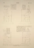 Picture 155 of 510 from Monuments de l'Égypte et de la Nubie, d'après les dessins exécutés sur les lieux sous la direction de Champollion-le-jeune, et les descriptions autographes qu'il en a rédigées; pub. sous les auspices de M. Guizot et de M. Thiers ... par une commission spéciale. Planches (1835), leaf 155