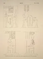 Picture 159 of 510 from Monuments de l'Égypte et de la Nubie, d'après les dessins exécutés sur les lieux sous la direction de Champollion-le-jeune, et les descriptions autographes qu'il en a rédigées; pub. sous les auspices de M. Guizot et de M. Thiers ... par une commission spéciale. Planches (1835), leaf 159