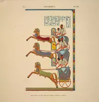 Picture 16 of 510 from Monuments de l'Égypte et de la Nubie, d'après les dessins exécutés sur les lieux sous la direction de Champollion-le-jeune, et les descriptions autographes qu'il en a rédigées; pub. sous les auspices de M. Guizot et de M. Thiers ... par une commission spéciale. Planches (1835), leaf 16