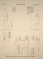 Picture 161 of 510 from Monuments de l'Égypte et de la Nubie, d'après les dessins exécutés sur les lieux sous la direction de Champollion-le-jeune, et les descriptions autographes qu'il en a rédigées; pub. sous les auspices de M. Guizot et de M. Thiers ... par une commission spéciale. Planches (1835), leaf 161