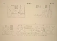 Picture 162 of 510 from Monuments de l'Égypte et de la Nubie, d'après les dessins exécutés sur les lieux sous la direction de Champollion-le-jeune, et les descriptions autographes qu'il en a rédigées; pub. sous les auspices de M. Guizot et de M. Thiers ... par une commission spéciale. Planches (1835), leaf 162